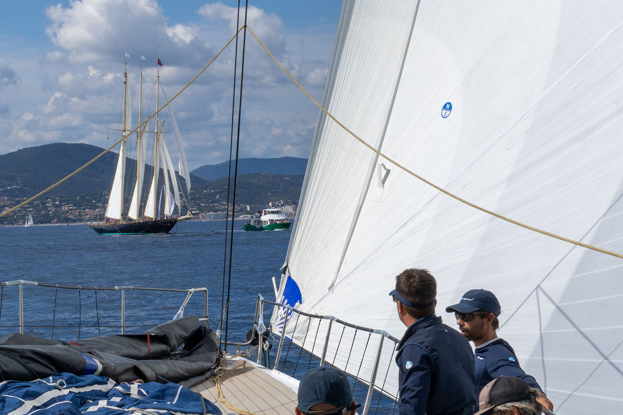 The Gulf of St Tropez in her Sunday best
