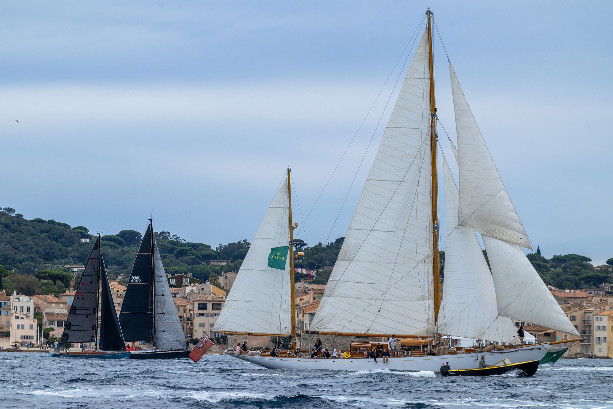 Grande parade dominicale dans le golfe de Saint-Tropez